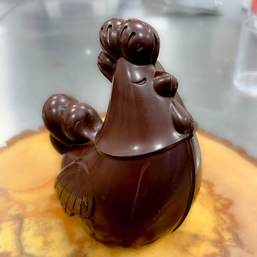 Poule cotcot chocolat